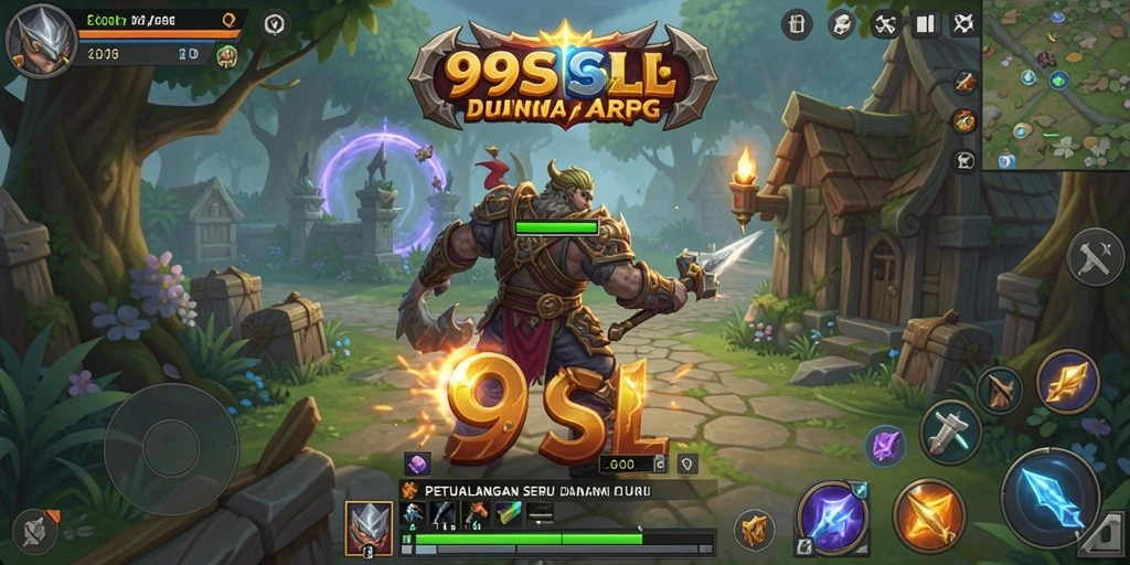 Tampilan gameplay 99SL dengan aksi seru di dunia ARPG.