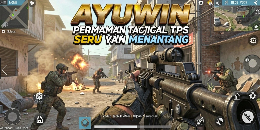 Tampilan gameplay AYUWIN yang menakjubkan dan seru.