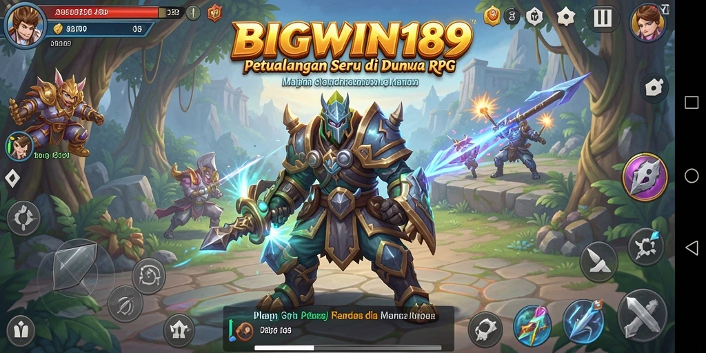 Tampilan gameplay epik dalam petualangan RPG BIGWIN189.