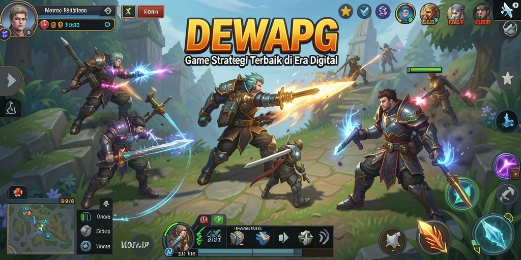 Tampilan seru dari gameplay DEWAPG yang menantang strategi pemain.