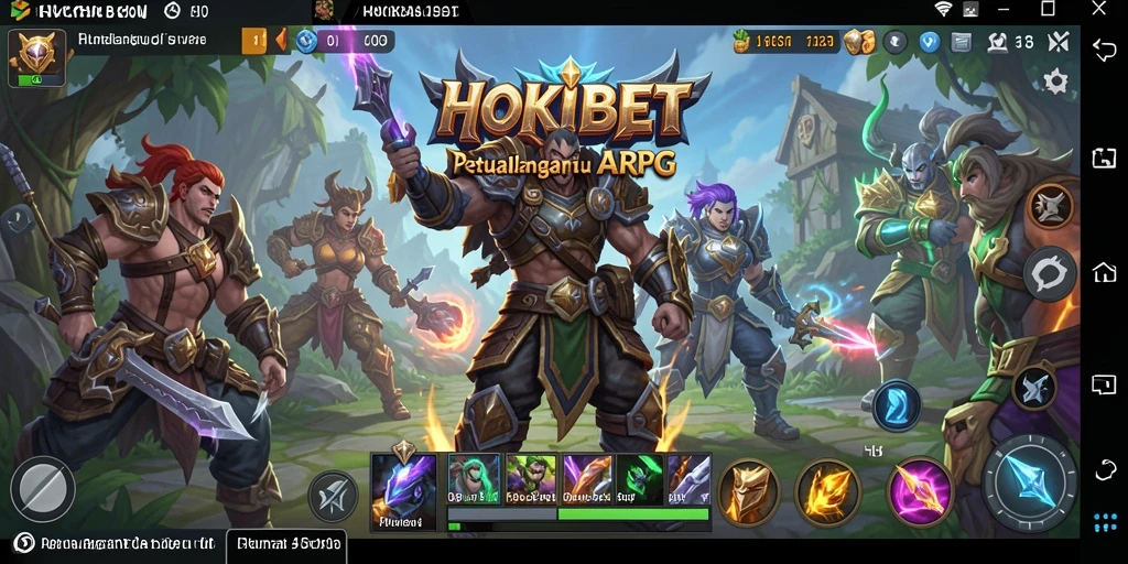 Tampilan gameplay HOKIBET yang menegangkan dan penuh aksi.