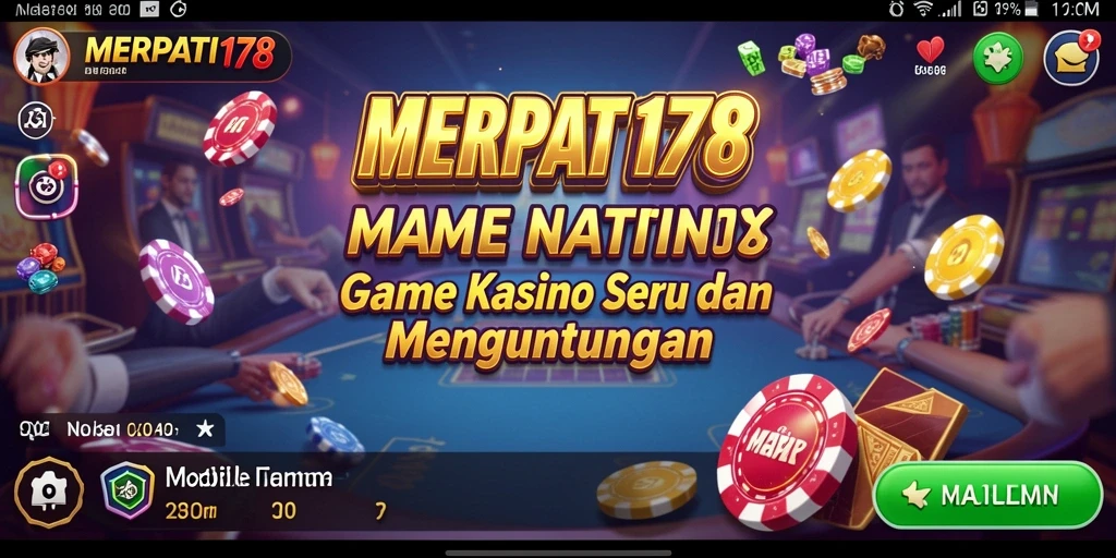 Screenshot gameplay MERPATI178 yang menampilkan keseruan permainan Kasino.