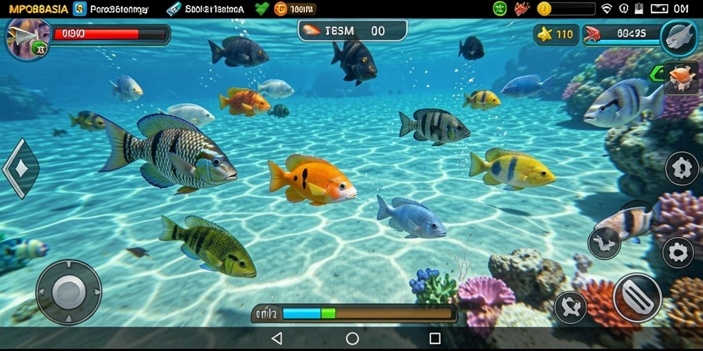 Tampilan gameplay seru di MPO88ASIA, menembak berbagai ikan dengan grafis menarik.