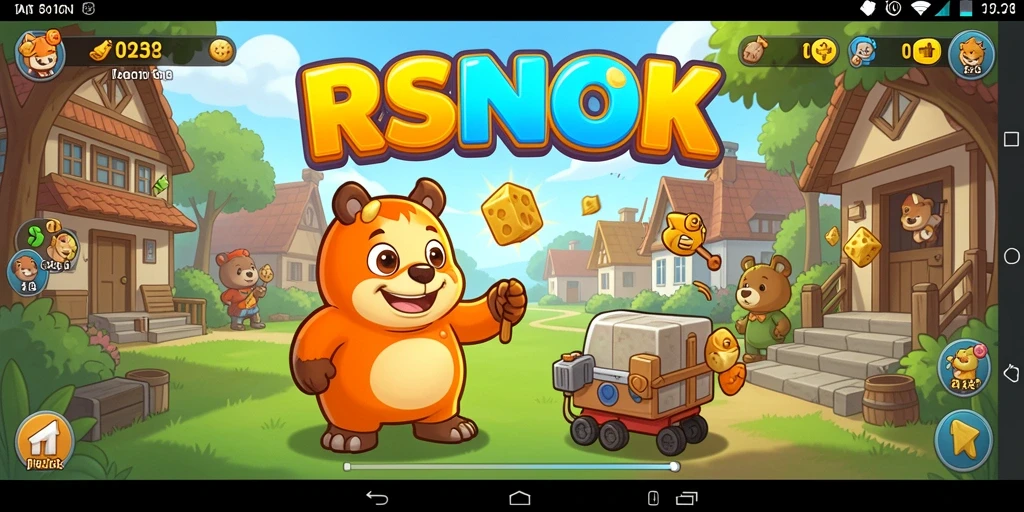 Tampilan gameplay RSNOK yang menarik dengan berbagai teka-teki.