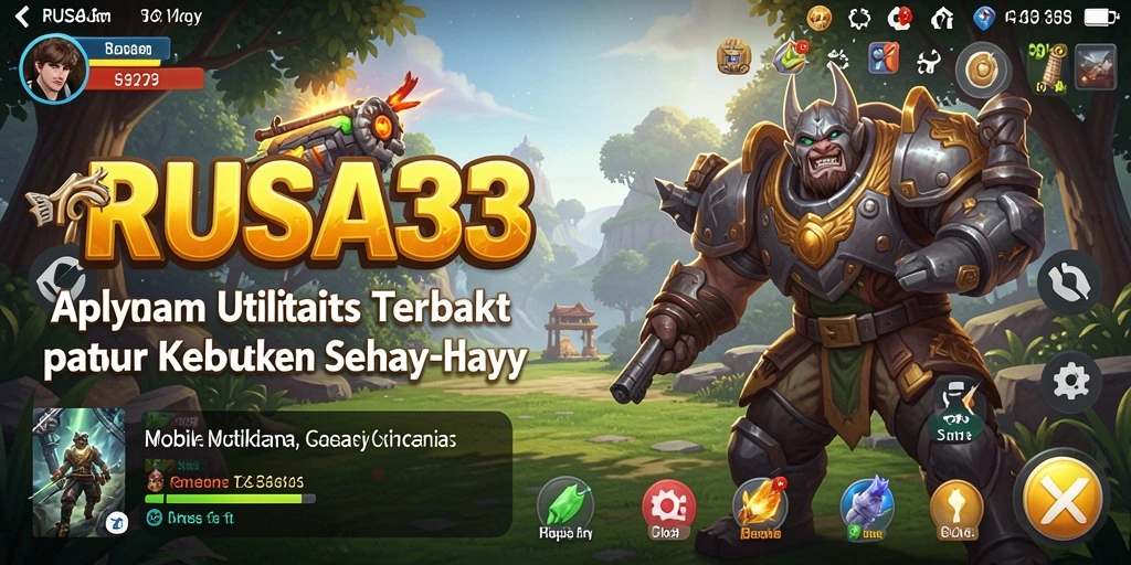 Tampilan antarmuka RUSA33 yang sederhana dan fungsional.