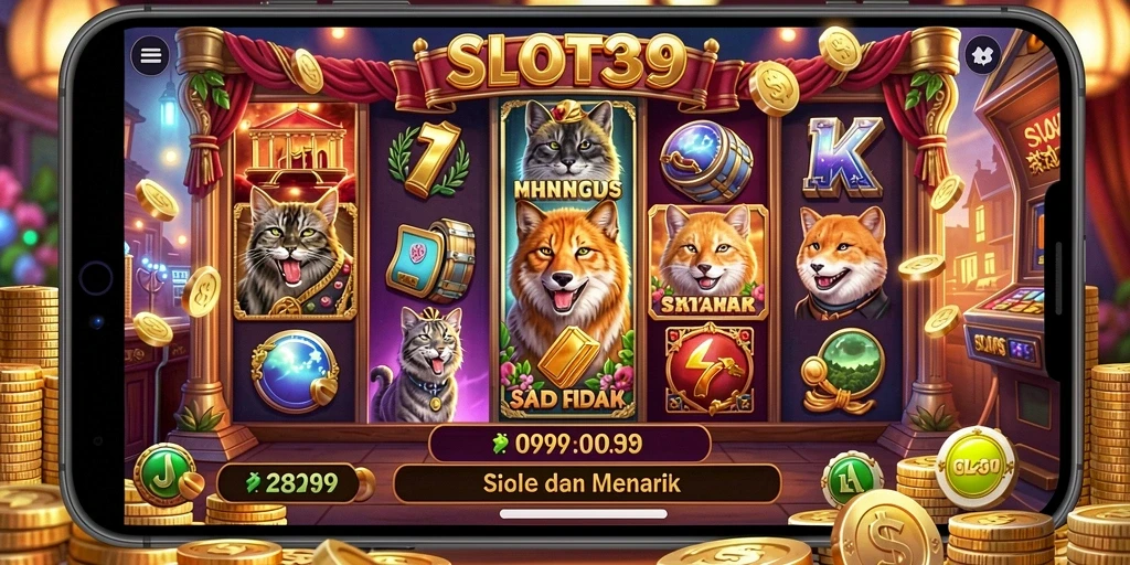 Tampilan gameplay yang menarik di SLOT39 dengan fitur slot inovatif.