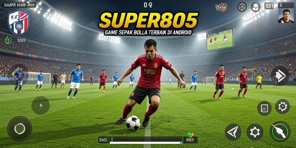 Tampilan gameplay SUPER805 yang menakjubkan dan menarik.